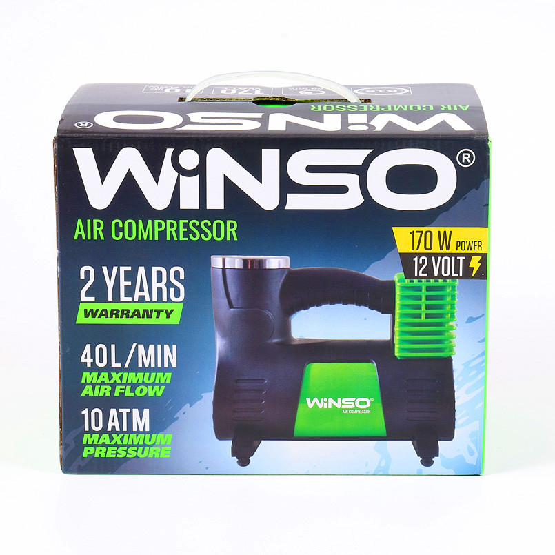 Компресор автомобільний Winso 10Атм 40л/хв 170Вт Львів - фото 2