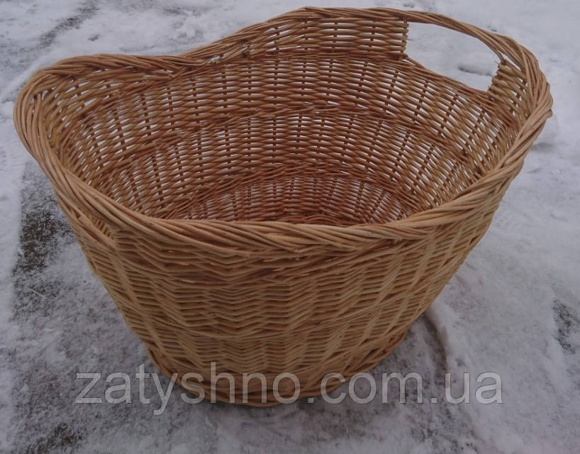 Большая плетеная корзина на дрова Киев - изображение 6