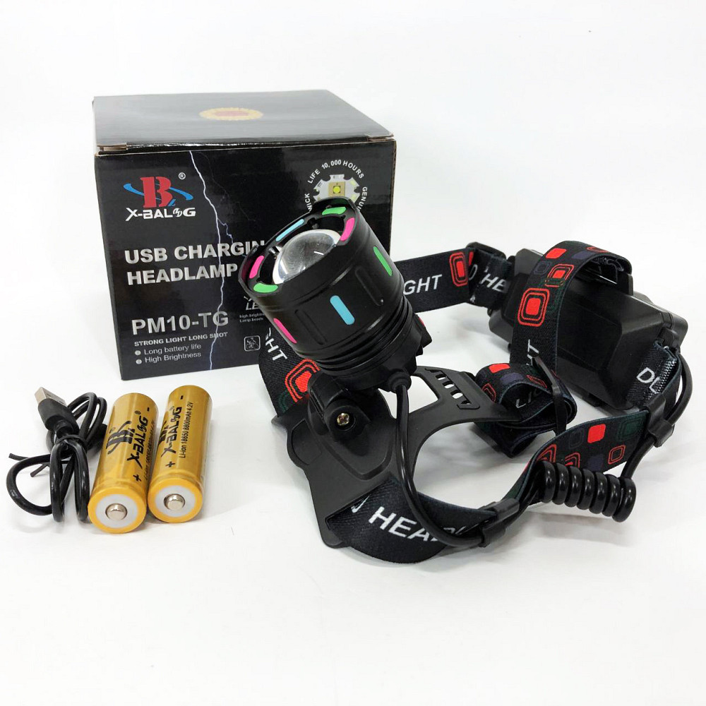 Портативный светодиодный налобный фонарь SY-8087-PM10-TG, Мощный фонарик светодиодный на голову DX-20 Львов - изображение 11