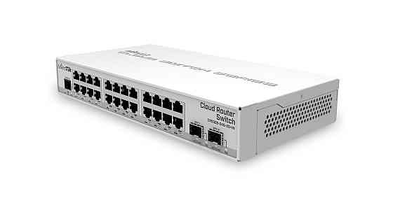 Комутатор MikroTik CRS326-24G-2S+IN (24x1G, 2xSFP+, L3, настільний) Так Харків