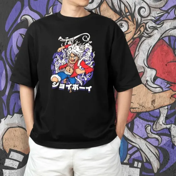 Футболка чоловіча з  принтом Ван Пис Gomu gomu Fruit Розмір 48 Anime0213 Дніпро