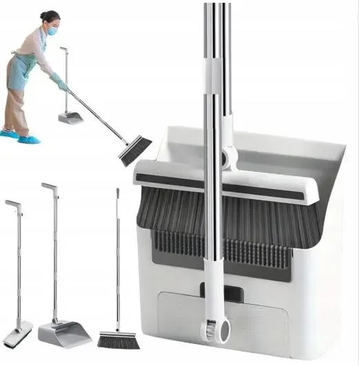 Веник и щетка с совком для уборки 3 в 1 Коломия - фото 2