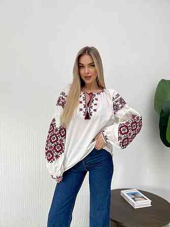 Жіноча вишиванка з рукавами фонариками (Туреччина) Одеса