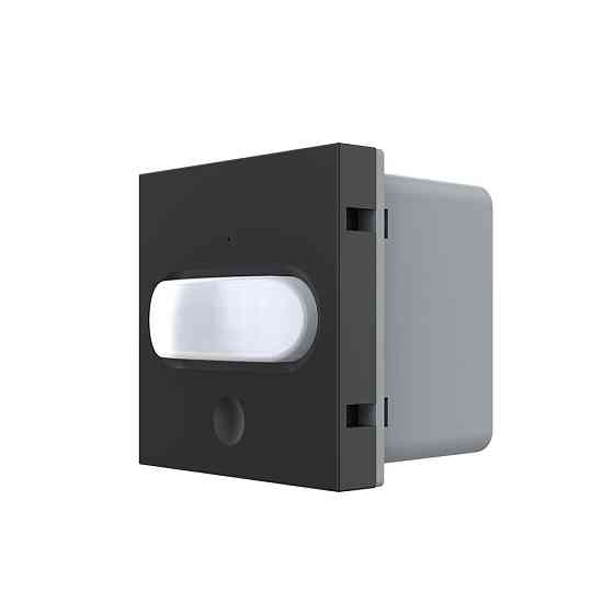 Механізм датчик присутності та руху з сенсорним вимикачем Livolo чорний (VL-FCU-2BP) Коломыя