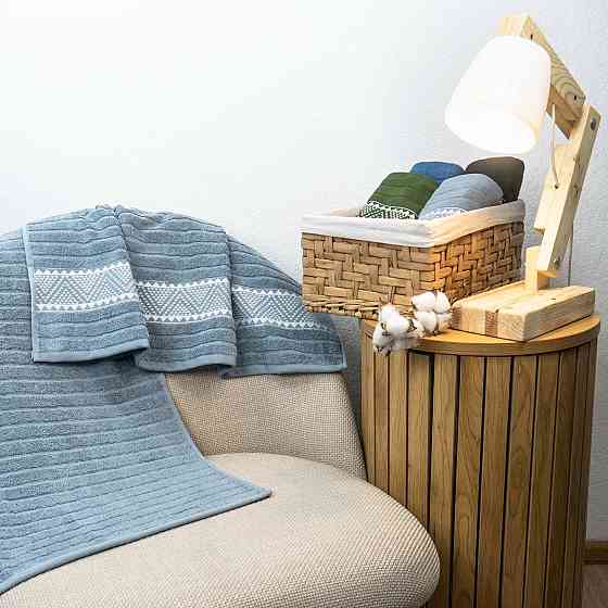 Махровий рушник для обличчя та рук Зіпп GM Textile 50х90см 500г/м2 (Світло-сірий) Суми