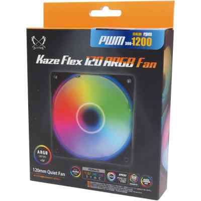 Кулер до корпусу Scythe Kaze Flex 120 mm ARGB PWM (KF1225FD18AR-P) Вінниця