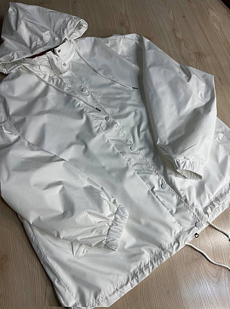 Куртка жіноча Lady Yep 9096-1 вітрівка оверсайз подовжена з капюшоном, білий, one size Одеса - фото 8