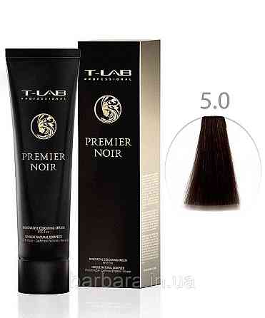 Крем-краска для волос T-LAB Professional Premier Noir Colouring Cream 5.0 натуральный светлый шатен Киев