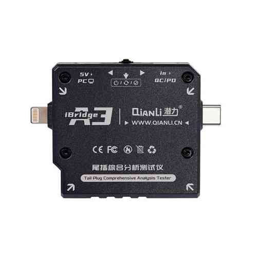 USB тестер діагностики роз&apos;ємів живлення Type-C і Lightning, QianLi iBridge A3 Вінниця