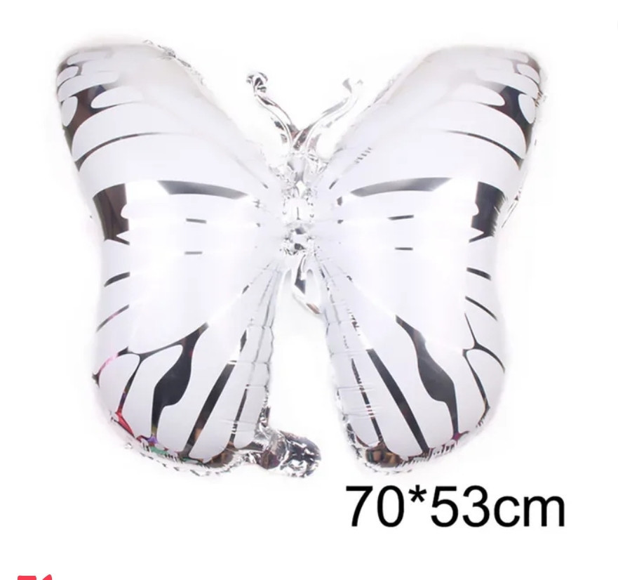 Фигура бабочка серебряная 70*53см Киев - изображение 1