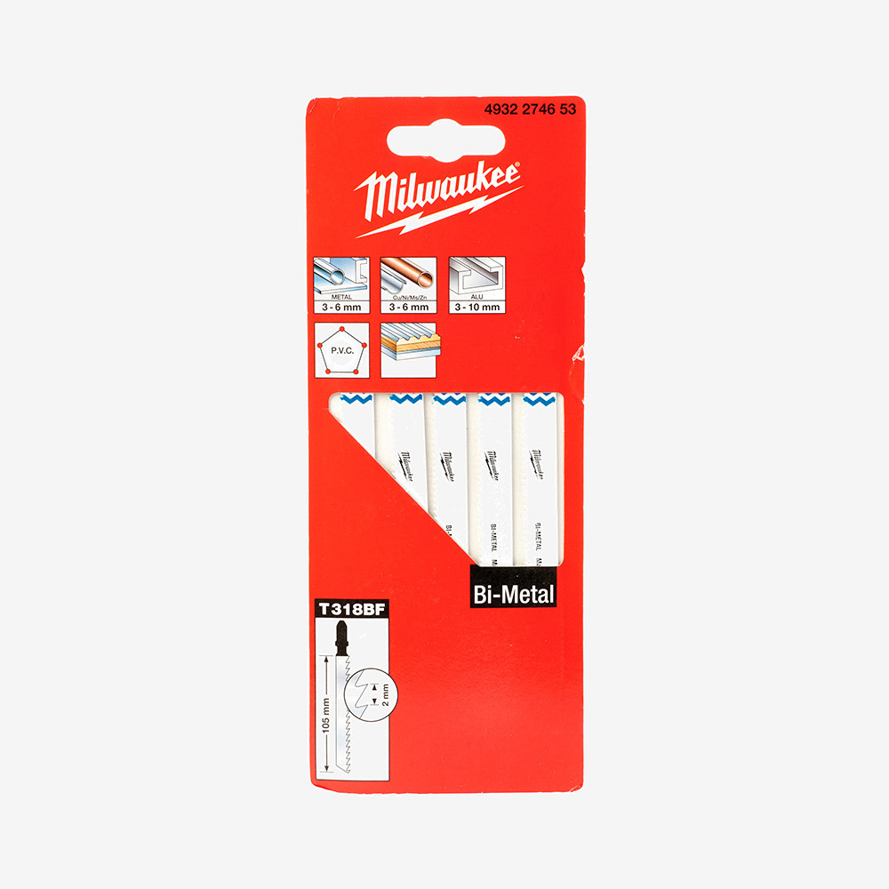 Полотна для лобзика T318BF Bi-Metal MILWAUKEE, 105/1,0мм, (5шт) Одеса - фото 2