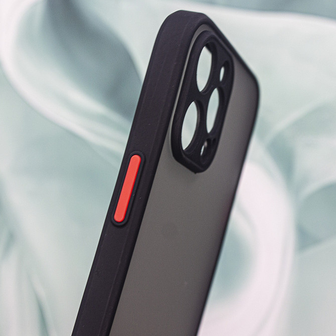 Чехол Funda Bumper Mat Case for iPhone 12 Pro Max Black Київ - фото 2