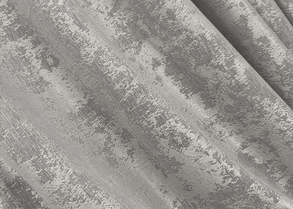 Комплект готових штор VR-Textil Жакард Sultan XO № 1124ш Світло-сірий 100х270 см 2 шт (31-420) Київ - фото 6