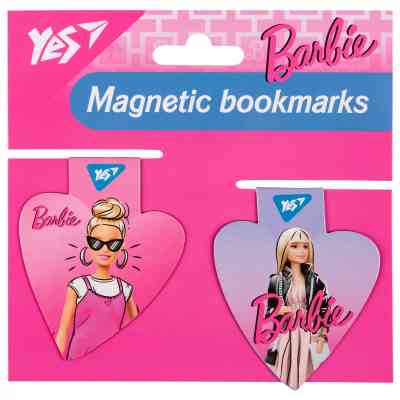 Закладки для книг Yes магнітні Barbie heart, 2шт (708110) Вінниця