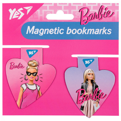 Закладки для книг Yes магнітні Barbie heart, 2шт (708110) Вінниця - фото 1
