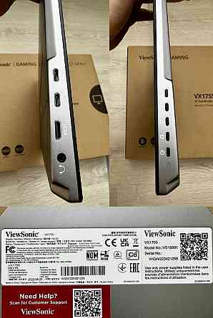 Ігровий 17.3" 144 Гц портативний монітор Viewsonic Omni FHD IPS Type-C. Київ