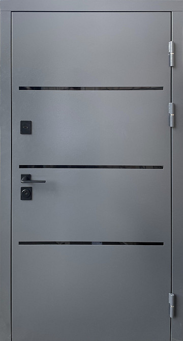 Дверь уличная Форт-М модель ТРЕК ТЕРМОРАЗРЫВ антрацит Киев - изображение 1