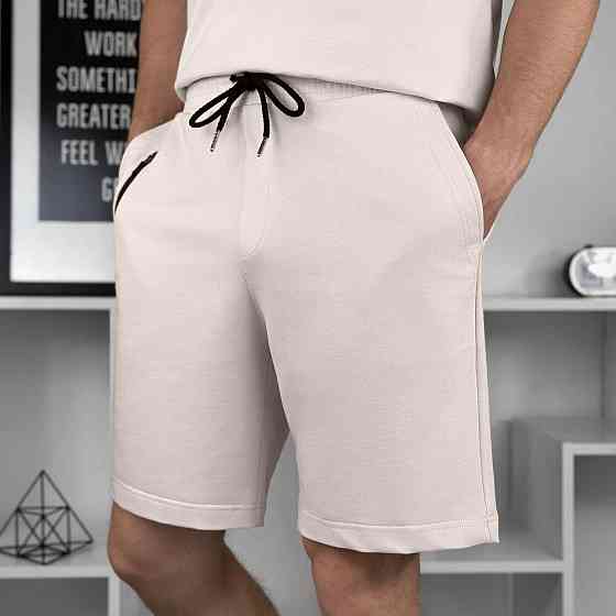 Кремові шорти для чоловіків весна/літо Pobedov Griz Київ