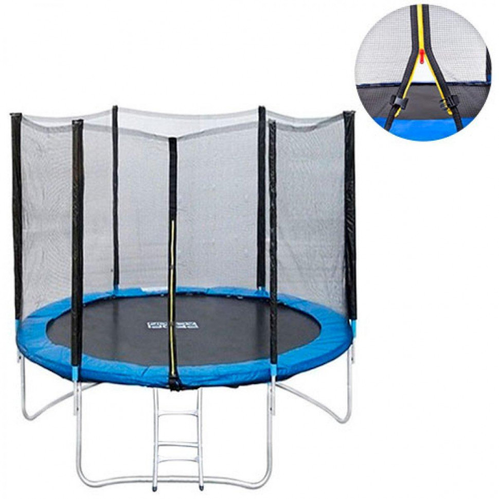 Детский батут с защитной сеткой MS 0500 на пружинах Винница - изображение 1
