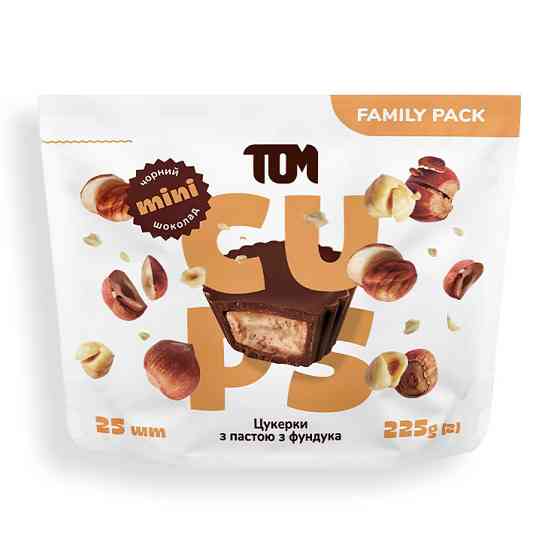 Цукерки з пастою фундука чорний шоколад - Family Pack (225 g) Луцьк