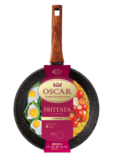 Сковорода глибока Oscar Frittata, 24 см (7133031) Київ - фото 2