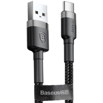 Дата кабель USB 2.0 AM to Micro 5P 3.0m 2A Gray-Black Baseus (CAMKLF-HG1) Винница - изображение 2