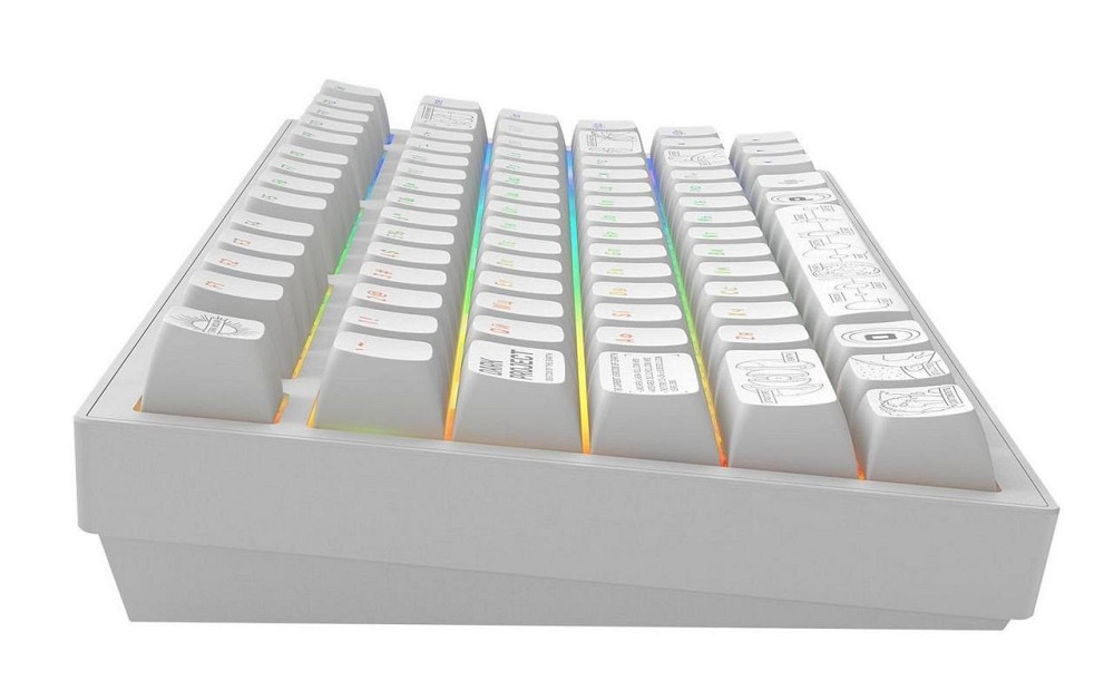 Клавіатура Dark Project ALU81 Terra Nova White (DPKB_NOVA_81_ANSI_WHITE_UA) ( Білий ) Харьков - изображение 7