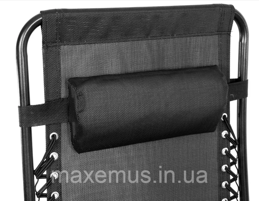 Набор шезлонгов 2 шт и столик Bonro SP167A садовые лежаки для отдыха и террасы черный Мостиська - фото 9