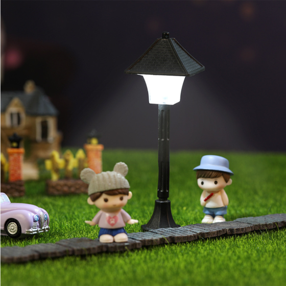 Декоративный фонарь с LED подсветкой для флорариума мини-сада вазона моссариума микроландшафта моделирования Квадратный прямой светильник Одесса