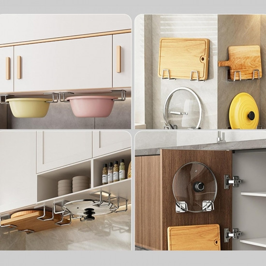 Набор из 4-х держателей для кухонной доски и губки металлические Винница - изображение 2