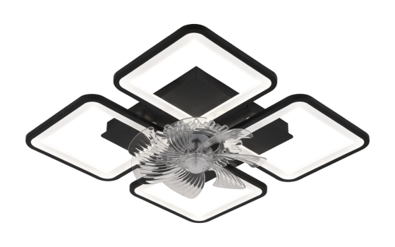 VALESO Стельовий світильник-вентилятор -Fan (Чорний) Коломия