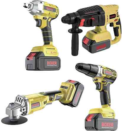 Акумуляторний набір інструментів BX-187Y 4в1 48V 5Ah (шуруповерт, гайковерт, перфоратор, УШМ) Одеса