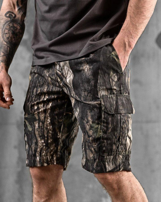 Шорты камуфляжные лес  ДЛ6996 Одесса - изображение 1
