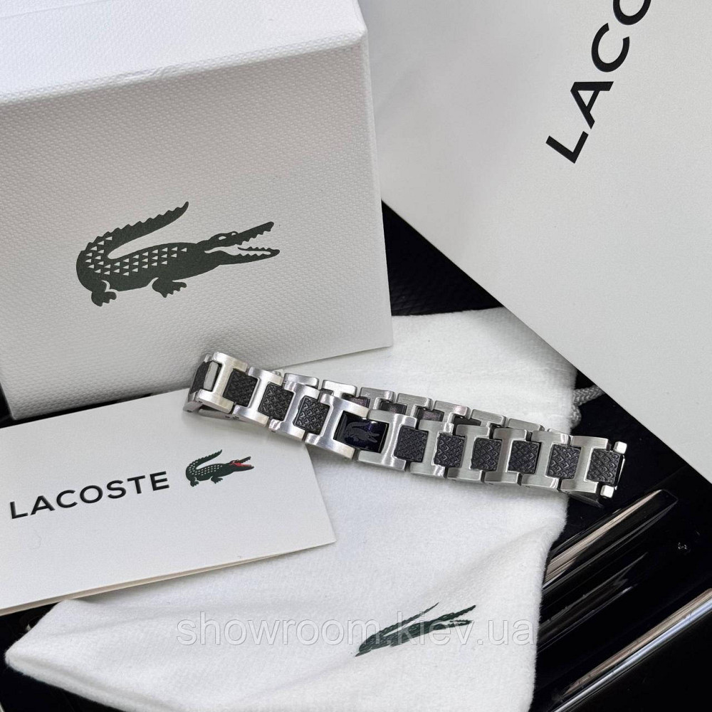 Мужской стильный браслет Lacoste, Лакоста (40190) Киев - изображение 5