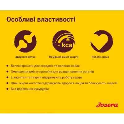 Сухой корм для собак Josera Optiness 900 г (4032254745228) Винница
