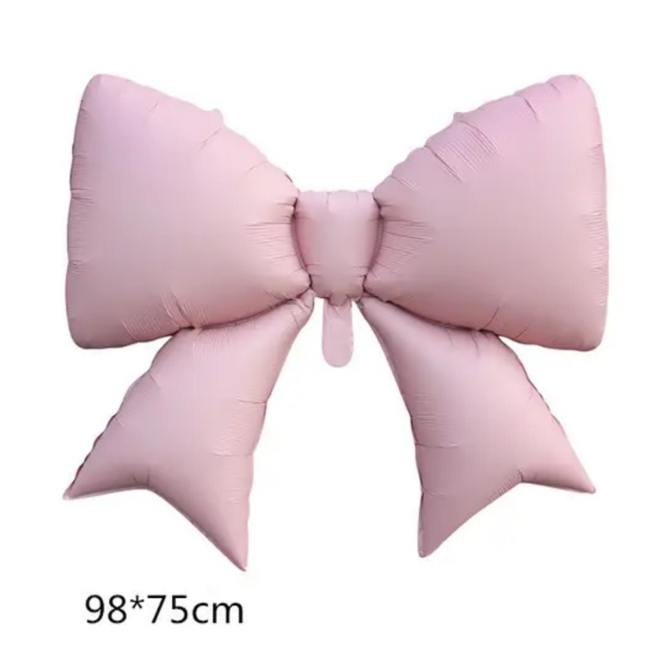 Бант рожевий 90 см кулька фольгована Київ - фото 3