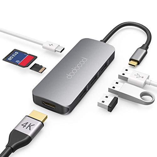 Концентратор Dodocool DC76GY Type C 7 в 1 Луцк