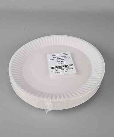 Тарілка з харчового картону д200мм біла 50 шт (50 шт.) Харків