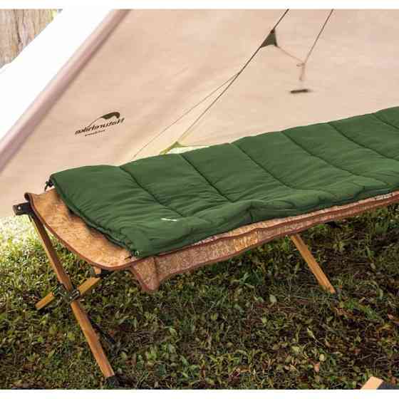 Спальний мішок Naturehike F150 NH22MSD05, лівий, зелений Київ