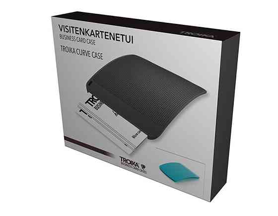 Візитниця "Troika curve case", блакитна Рівне