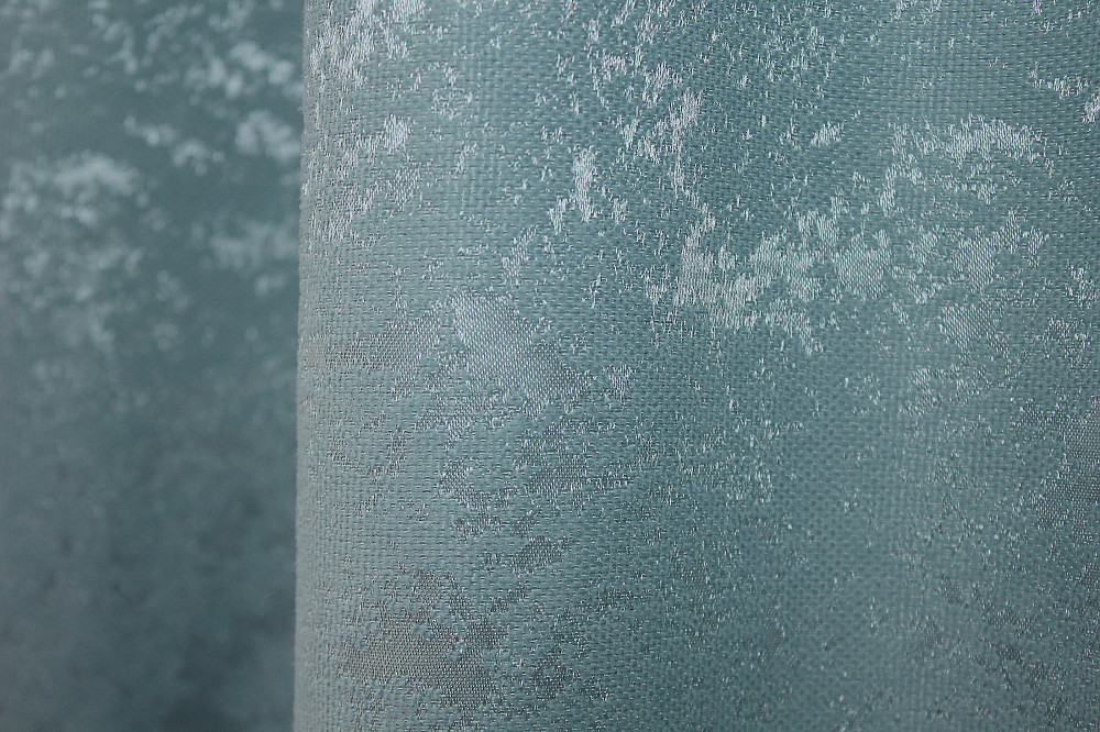 Комплект коротких штор VR-Textil Льон мармур Pavliani № 1371ш 130х170 см 2 шт Темно-блакитний (35-0060) Київ - фото 7