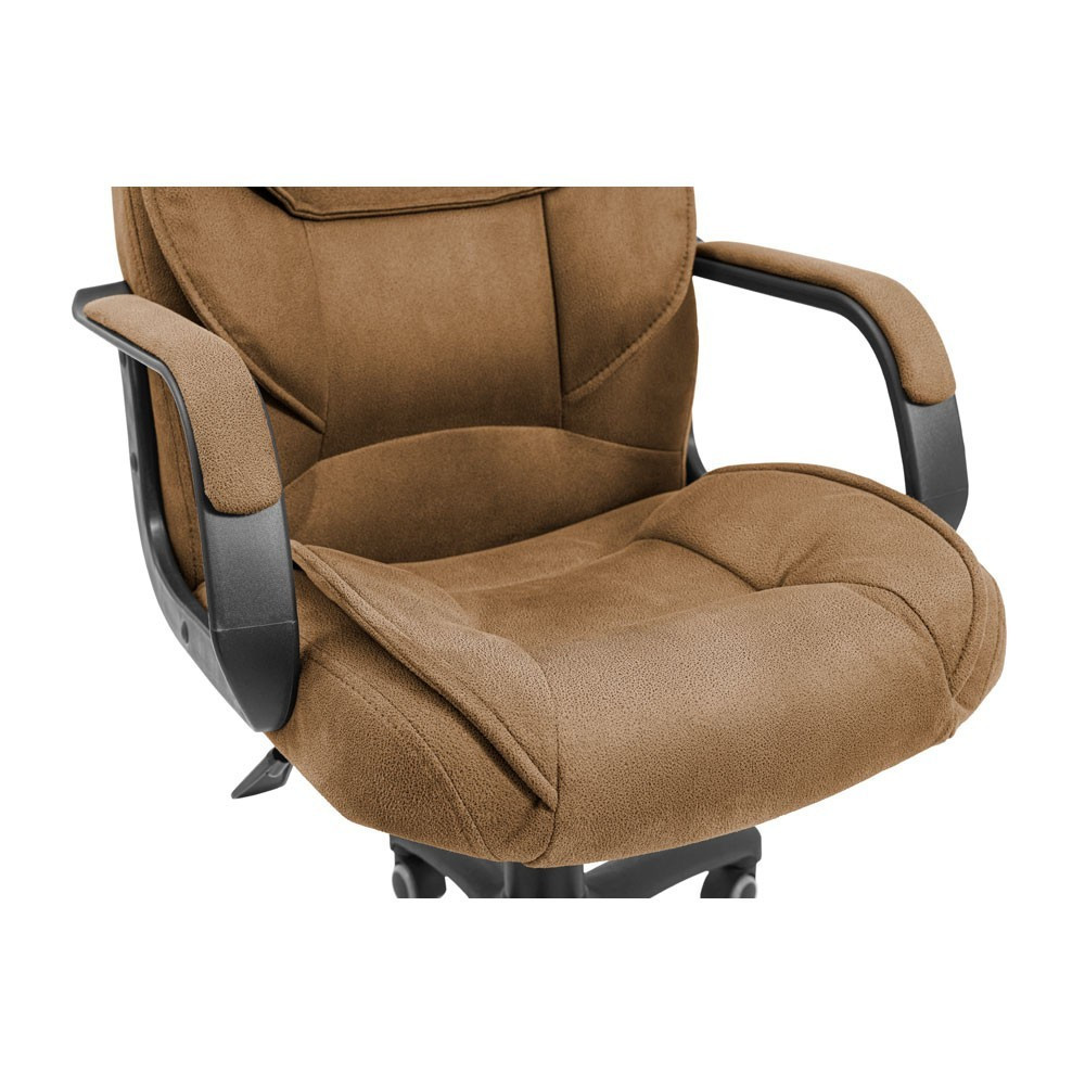 Офісне Крісло Керівника FoxyDesign М1 Tilt Пластик Річ Mustang Caramel Бежевий Київ - фото 4