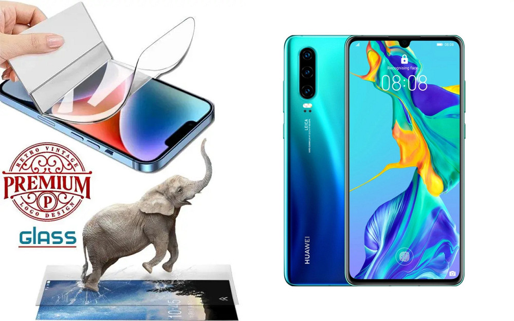 Поліуретанова плівка Huawei P30 Lite, Premium, товщина 0,2 мм Київ - фото 1