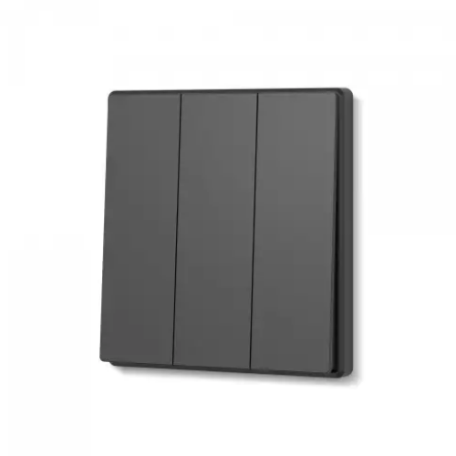 Вимикач 3кл вугільно-чорний VIDEX NOTA (VF-NT-SW3-BL) Житомир