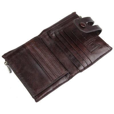 Гаманець Vintage Шкіряний Коричневий (14602) Вінниця - фото 6