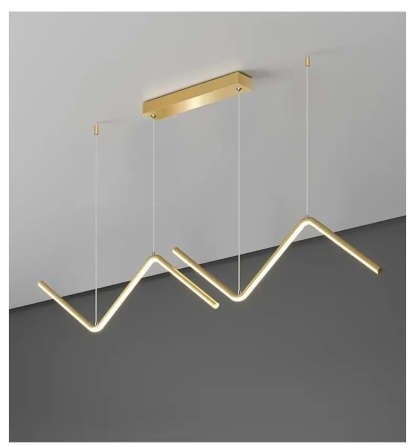 Светодиодная люстра Австрия PJ820 (90х11см) Золотистая Винница