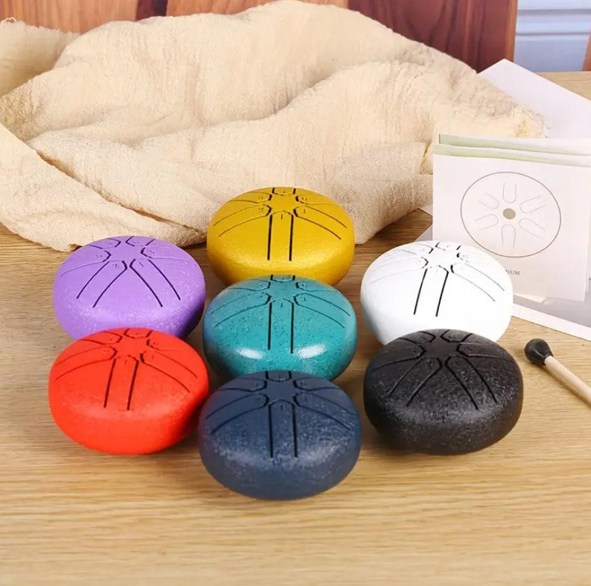 Глюкофон, 3-дюймовый стальной язычковый барабан на 6 тонн, идеальный эфирный инструмент для медитаци Киев - изображение 3