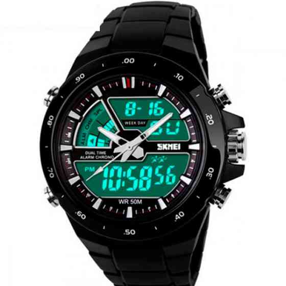 Чоловічий годинник Skmei 1016 Shark Black Вінниця