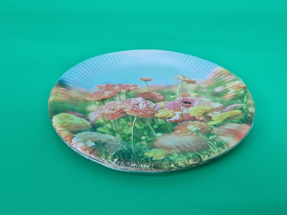 Тарілка паперова 23 см "No65 10 шт (1 пачка) Харків - фото 1