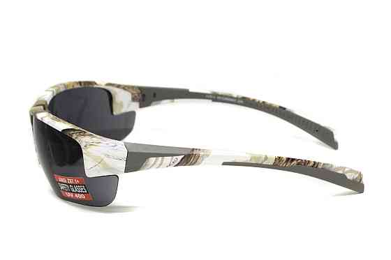 Окуляри захисні Global Vision Hercules-7 White Camo (gray), сірі в камуфльованій оправі Запоріжжя
